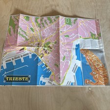 Mappa Trieste Italia VINTAGE
